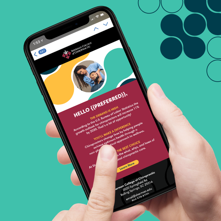 sherman college mobile example