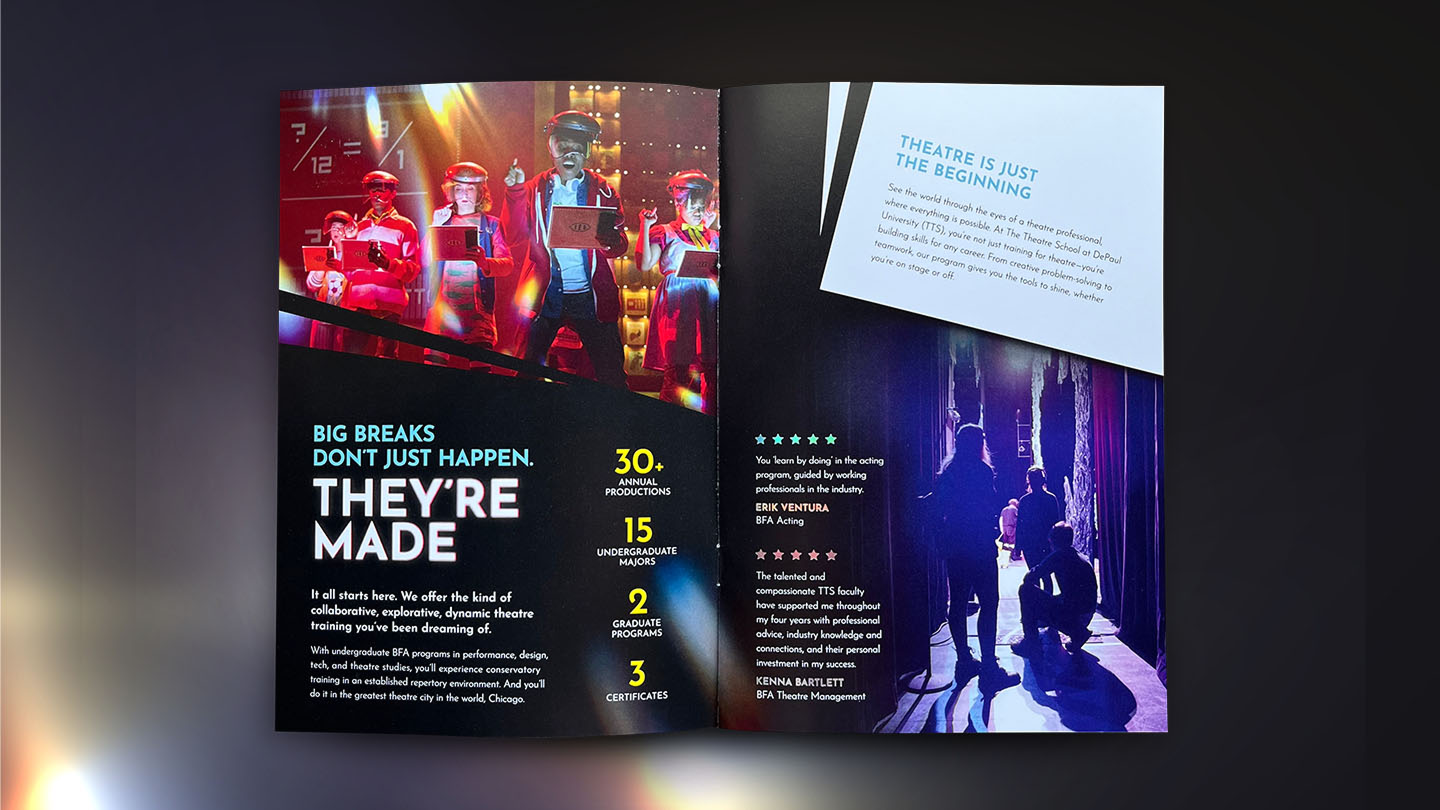 Theater School brochure example