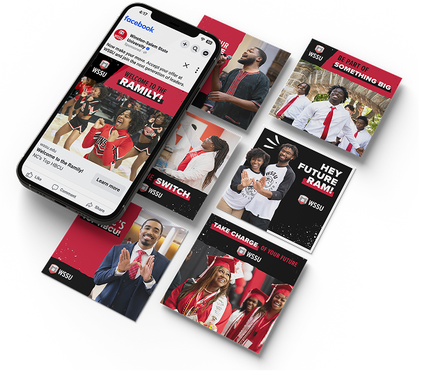 WSSU mobile page example